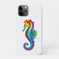 Rainbow Polygonal Seahorse