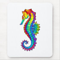 Rainbow Polygonal Seahorse