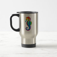 Rainbow Polygonal Seahorse