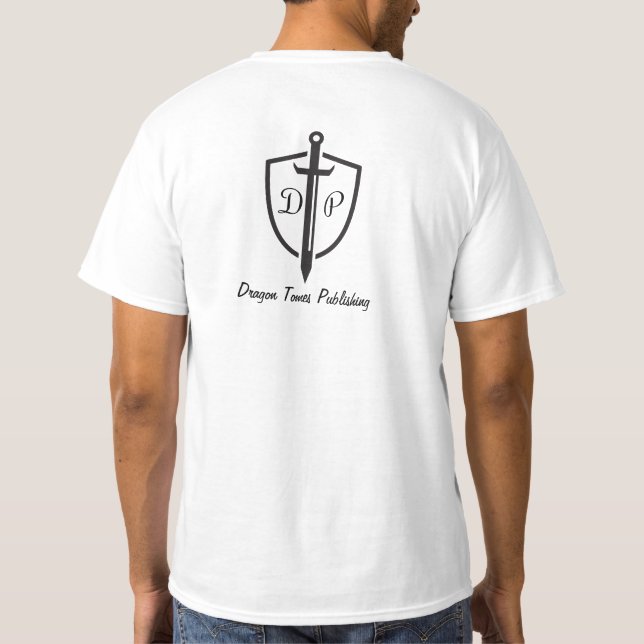 Rainbow Polysided Dice Embrace the Adventure Tee (Back)