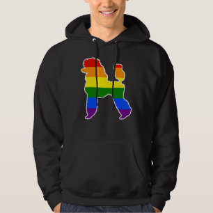 Rainbow Poodle Hoodie