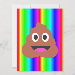 rainbow poop emoji