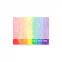 Rainbow Post it Note