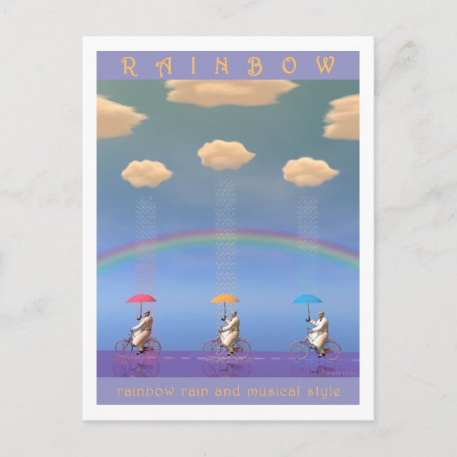 RAINBOW postcard (Front)