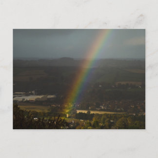 rainbow postcard