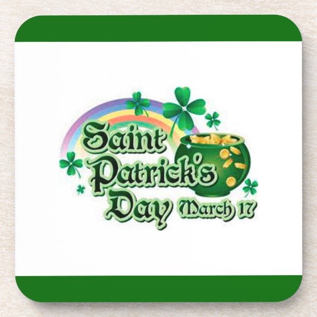 Rainbow & Pot of Gold - Coaster (Front)