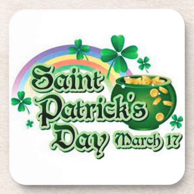 Rainbow & Pot of Gold - Coaster (Front)