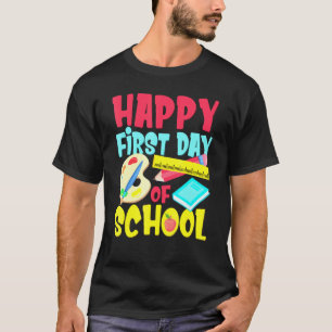 Rainbow Pre K Kindergarten Teacher First Day Of Sc T-Shirt