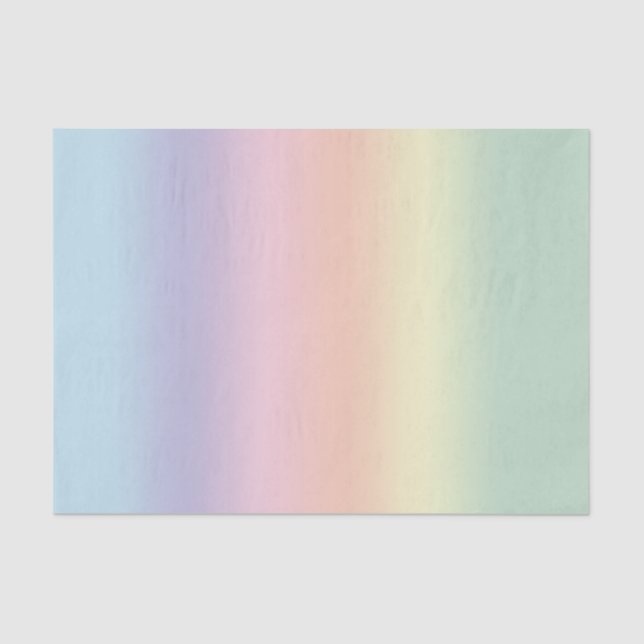 Rainbow Pretty Pastel Blend Tissue Paper (Front)