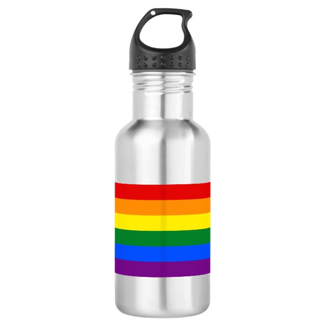 Rainbow Pride 532 Ml Water Bottle (Front)