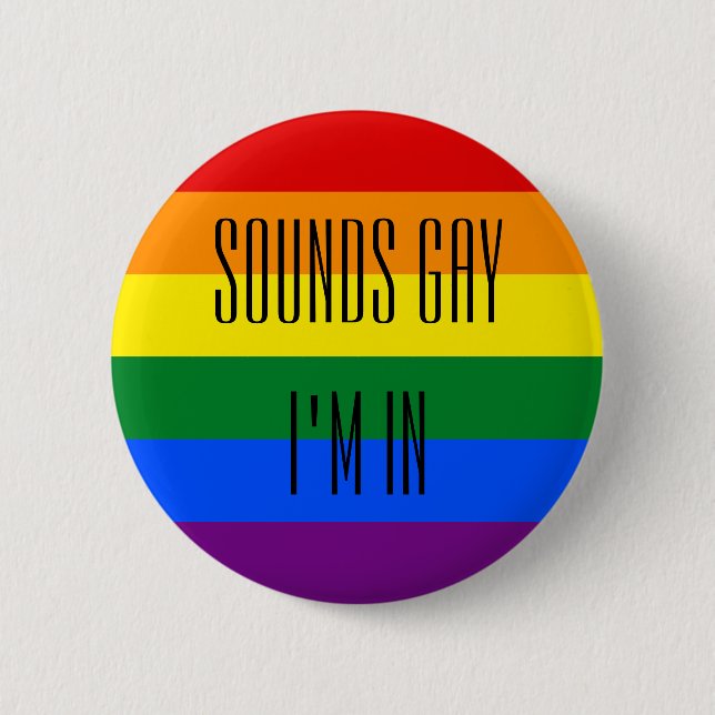 Rainbow Pride 6 Cm Round Badge (Front)