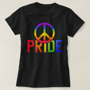 Rainbow Pride and Peace  T-Shirt