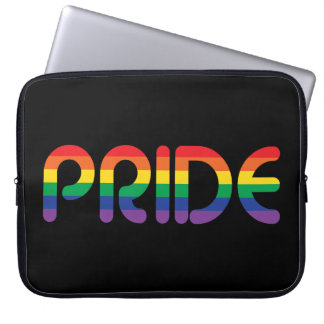 Rainbow Pride Balloon Letters Laptop Sleeve