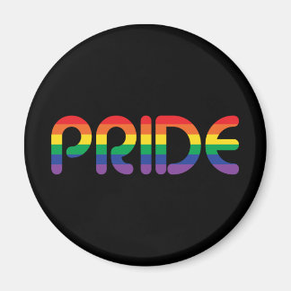 Rainbow Pride Balloon Letters Magnet