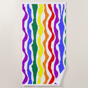 Rainbow Pride Beach Towel