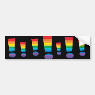 Rainbow Pride! Bumper Sticker