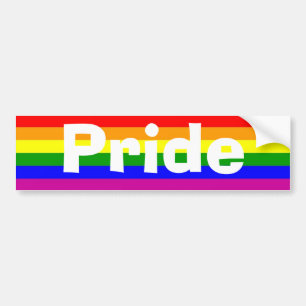 Rainbow Pride Bumper Sticker