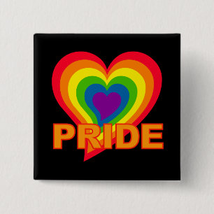 Rainbow Pride button