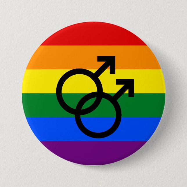 Rainbow Pride Button (Front)