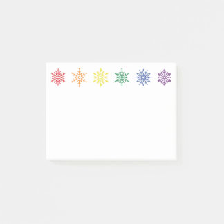 Rainbow Pride Christmas Post-it Notes