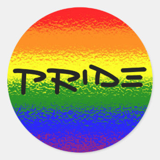 Rainbow Pride Classic Round Sticker