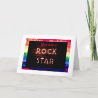 Rainbow Pride Couples' 5" x 7" Anniversary Card