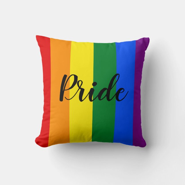 Rainbow Pride Cushion (Front)
