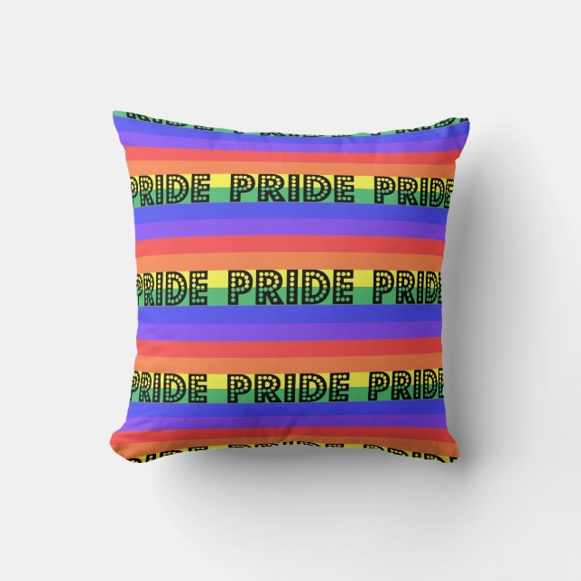 Rainbow Pride Cushion (Front)