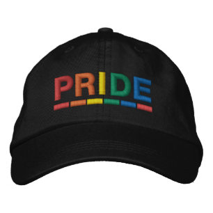 Rainbow Pride Embroidered Baseball Cap