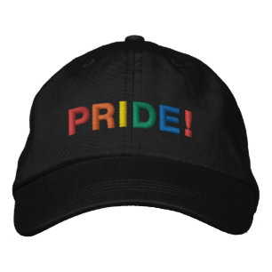Rainbow Pride Embroidered Baseball Cap
