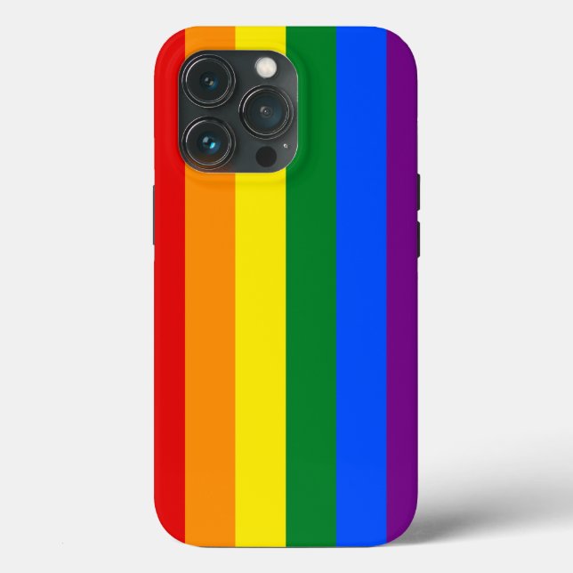 Rainbow Pride Flag Case-Mate iPhone Case (Back)