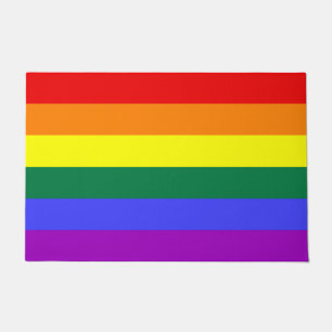 Rainbow Pride Flag Doormat