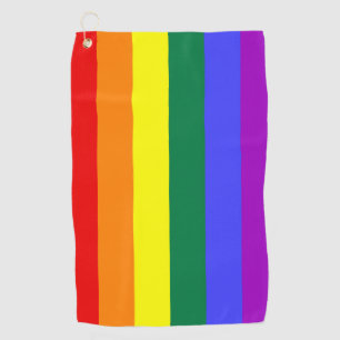 Rainbow Pride Flag Golf Towel
