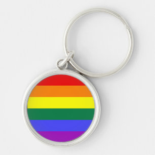Rainbow Pride Flag Key Ring