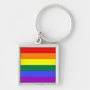 Rainbow Pride Flag Keychain