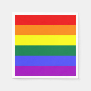 Rainbow Pride Flag Napkin