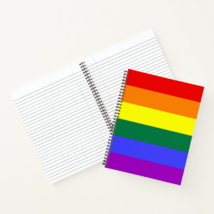 Rainbow Pride Flag Notebook