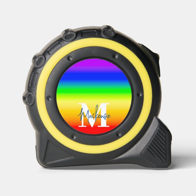 Rainbow Pride Flag Ombre Gradient Stripes LGBTQ 1 (Front)