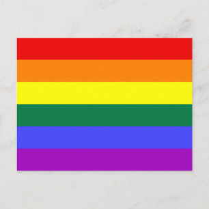 Rainbow Pride Flag Postcard
