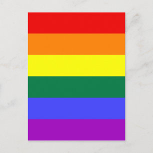Rainbow Pride Flag Postcard