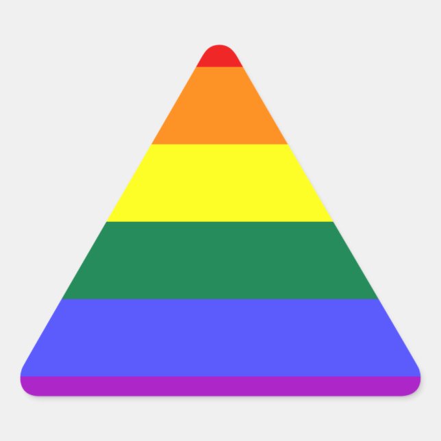 Rainbow Pride Flag Sticker (Front)