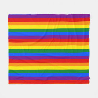 Rainbow Pride Fleece Blanket