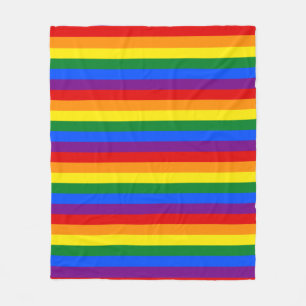 Rainbow Pride Fleece Blanket