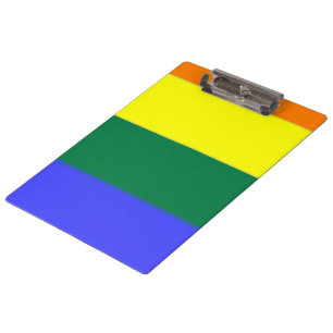 Rainbow Pride Gay Flag Clipboard