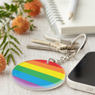 "Rainbow Pride"  Keychain