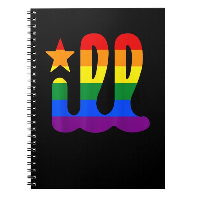 Rainbow Pride Love ill Philadelphia Philly Gay Pri Notebook (Front)