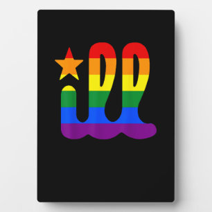 Rainbow Pride Love ill Philadelphia Philly Gay Pri Plaque
