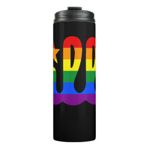 Rainbow Pride Love ill Philadelphia Philly Gay Pri Thermal Tumbler