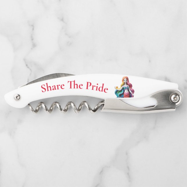 Rainbow Pride Mermaid Thunder_Cove  Corkscrew (Back)