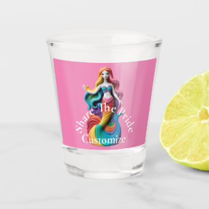 Rainbow Pride Mermaid Thunder_Cove Shot Glass